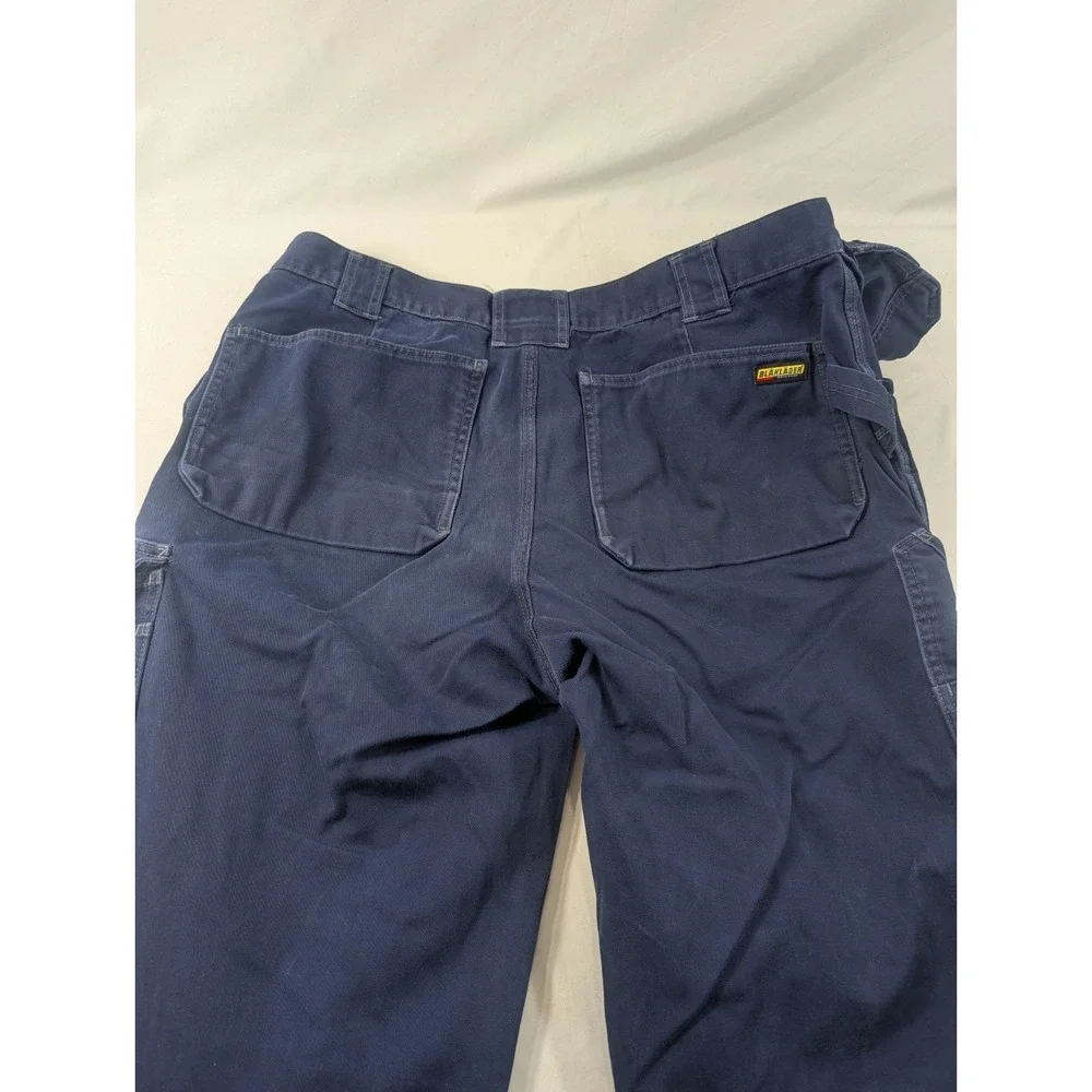 Mascot Mens Hardware Blue Pants Size Fits 38x33 Cordura Work Craftsman Faded